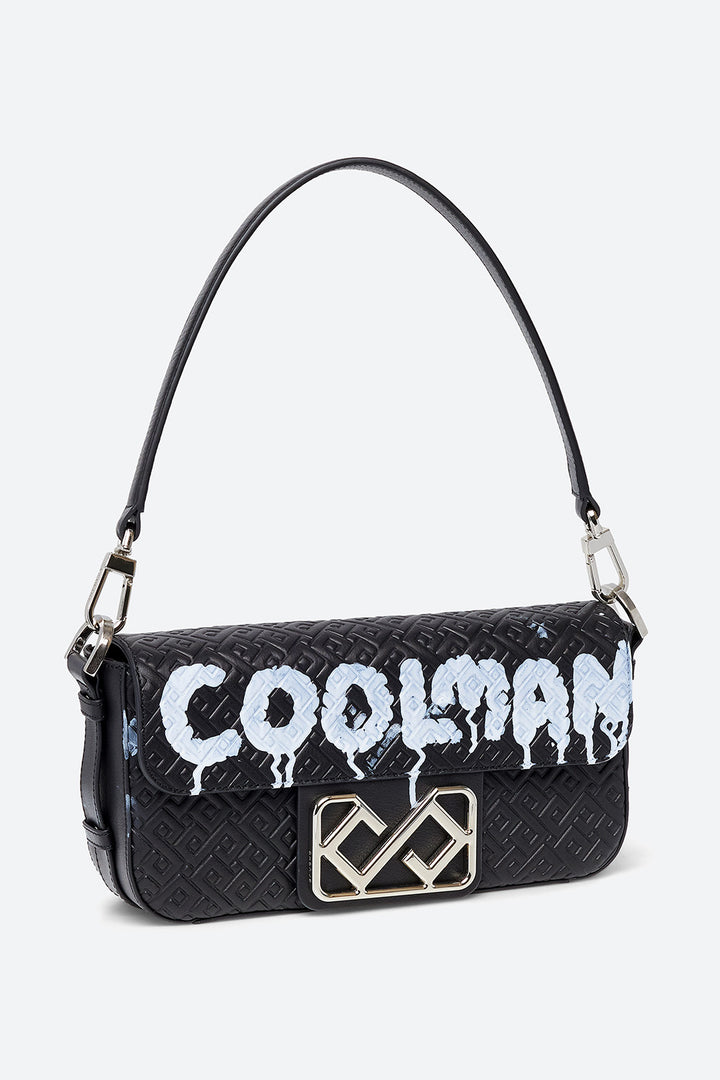Coolman Coffeedan Series: Malvina "Coolman" Handbag in Black