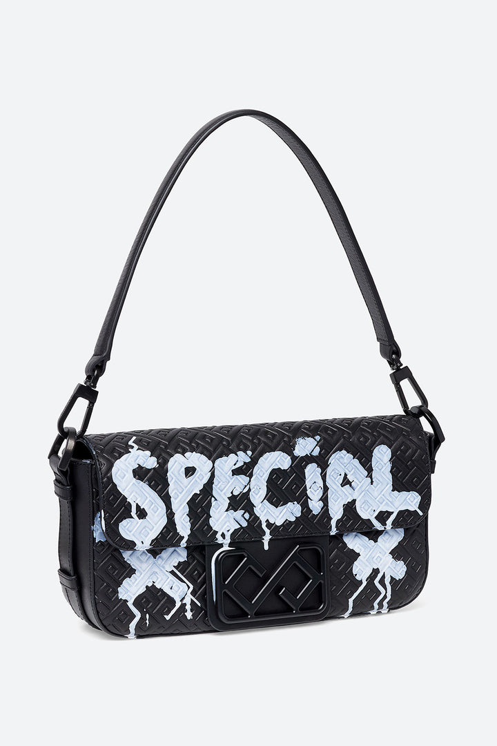 Coolman Coffeedan Series: Malvina "Special" Handbag in Black
