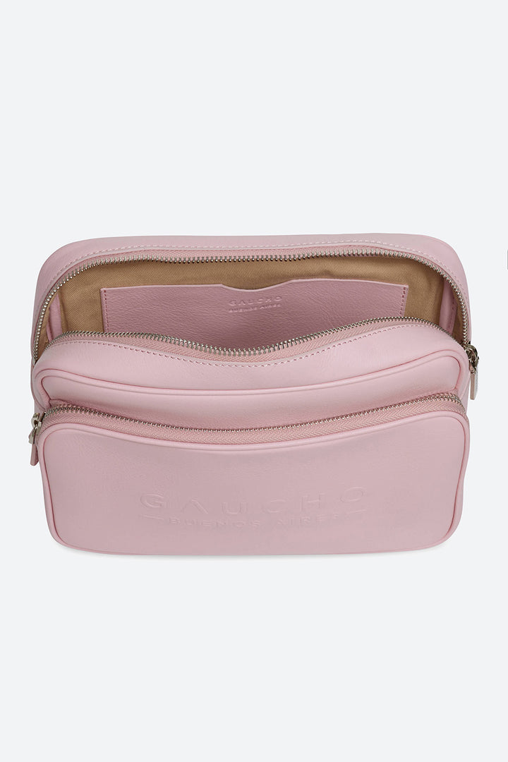 Crossbody Bag in Peony Pink