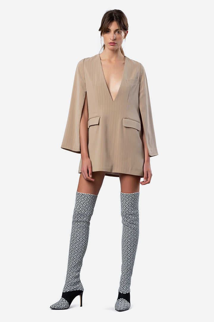 Uriarte Dress in Beige