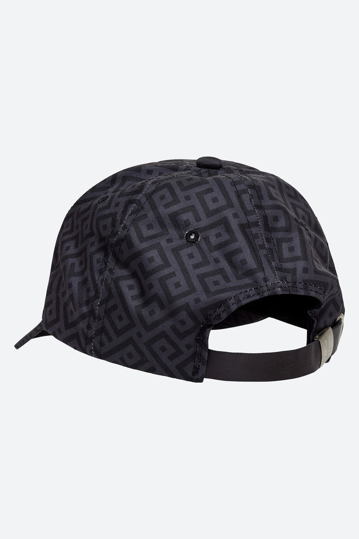 Gaucho Allover Print Cap in Grey and Black