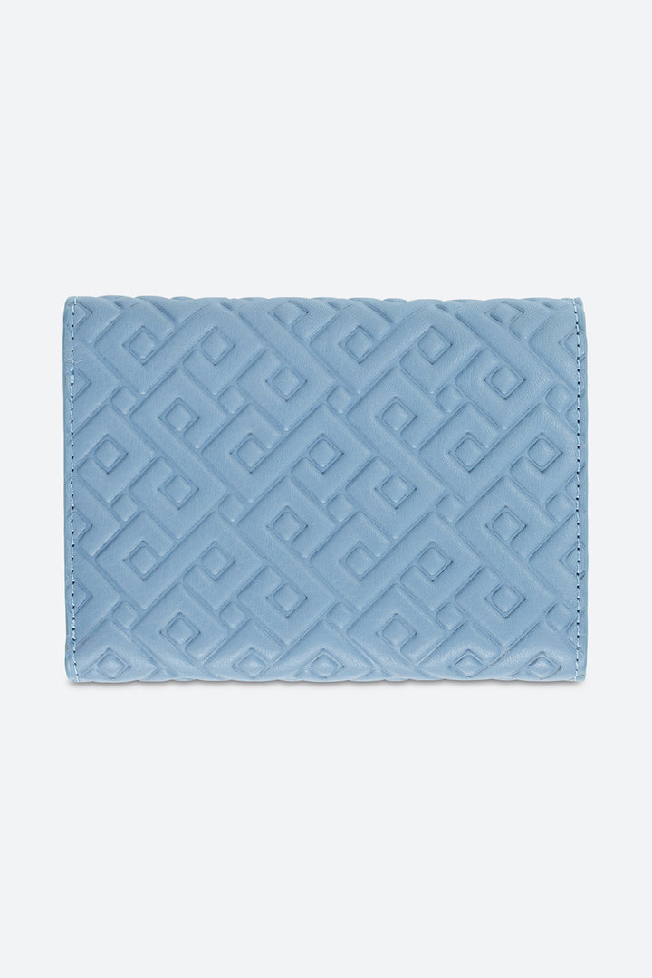 Tigre Tri-Fold Wallet in Blue