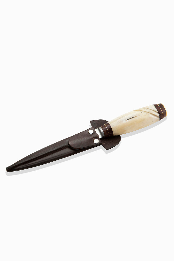 Gaucho Casa Tandil Gaucho Knife With Cow-Bone Handle and Stainless-Steel Blade