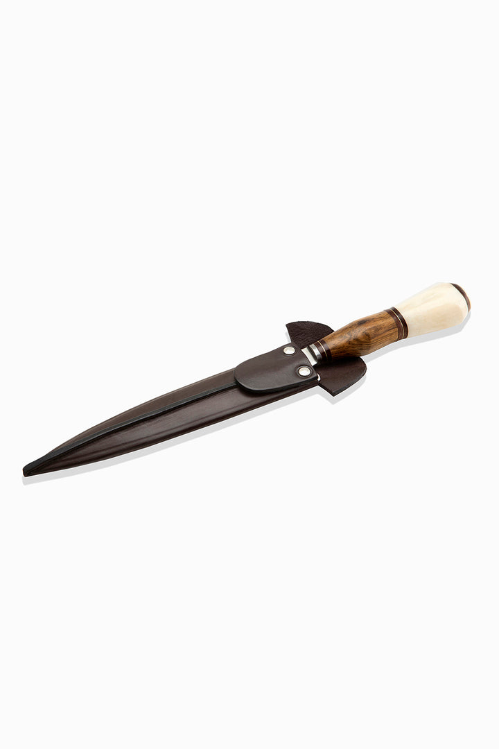 Gaucho Casa Tandil Gaucho Knife With Combined Bone and Guayubira Wood Handle and Stainless-Steel Blade