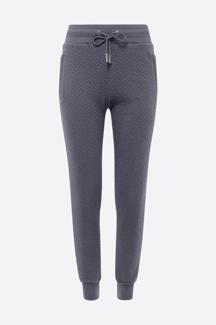 Women's Belgrano Gaucho Pattern Track Pants in Slate