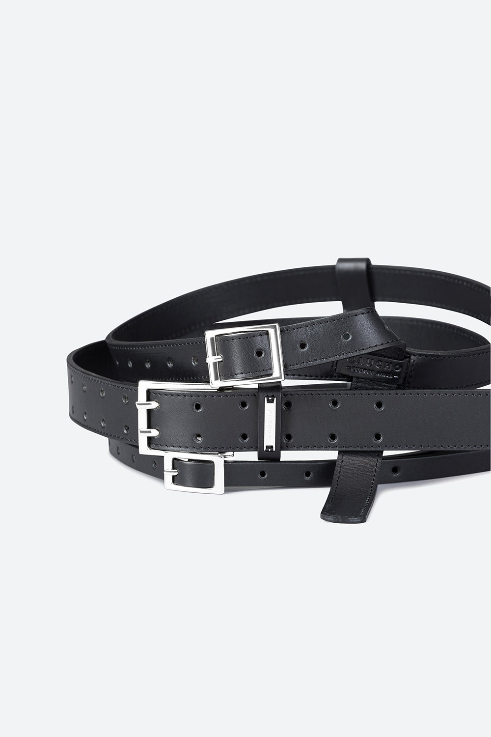 Corset Ushuaia Leather Belt in Black
