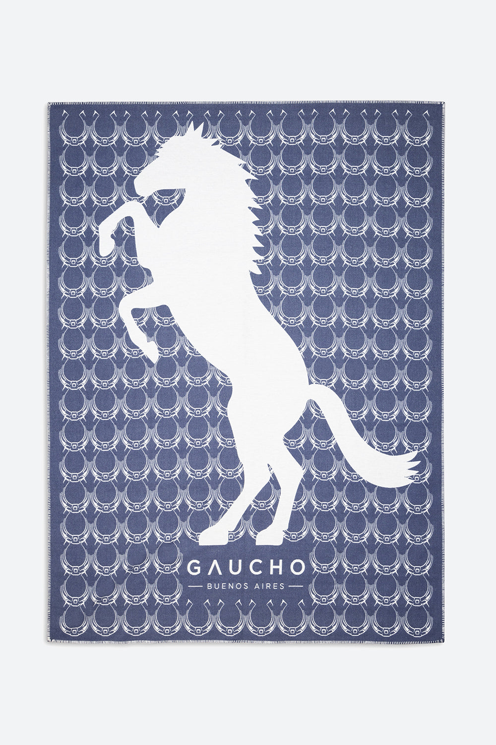 Iconic Stallion Blanket in Navy