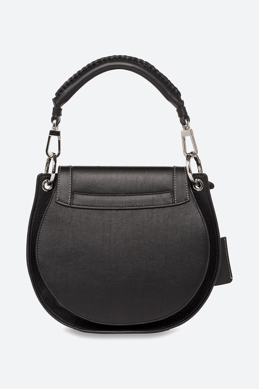 Coolman Series: The Lucky Bag, Leather Saddle Bag in Black