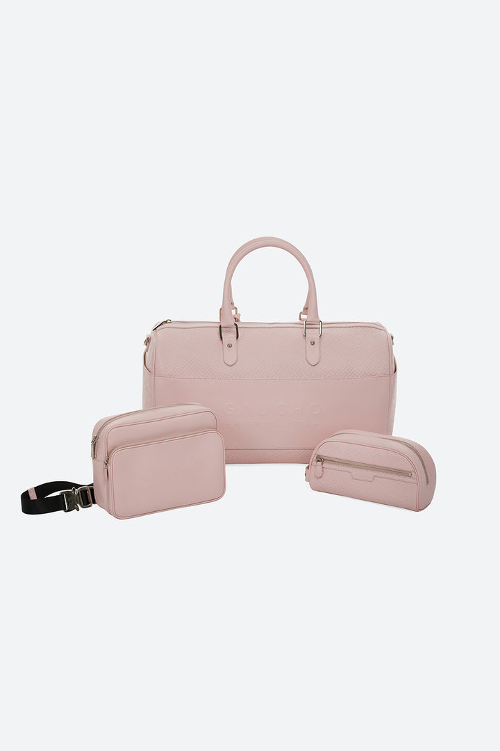 Weekender Bag in Peony Pink