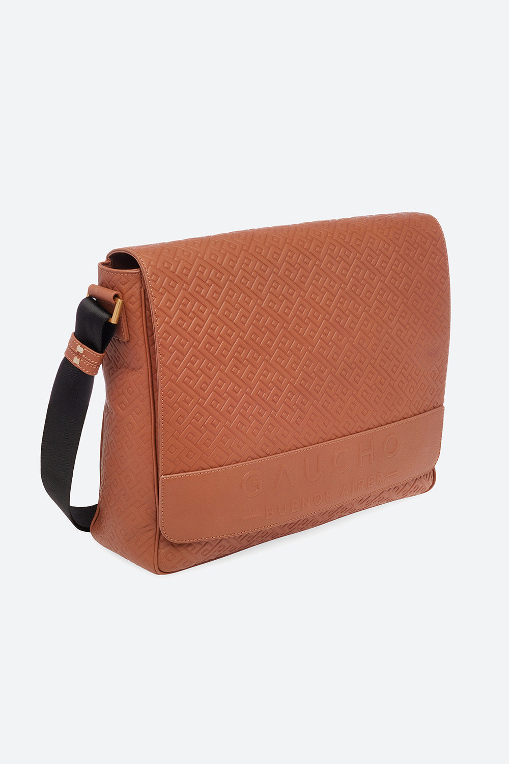 Messenger Bag in Cognac Gaucho Buenos Aires