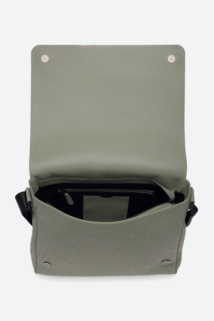 Messenger Bag in Eucalyptus Green