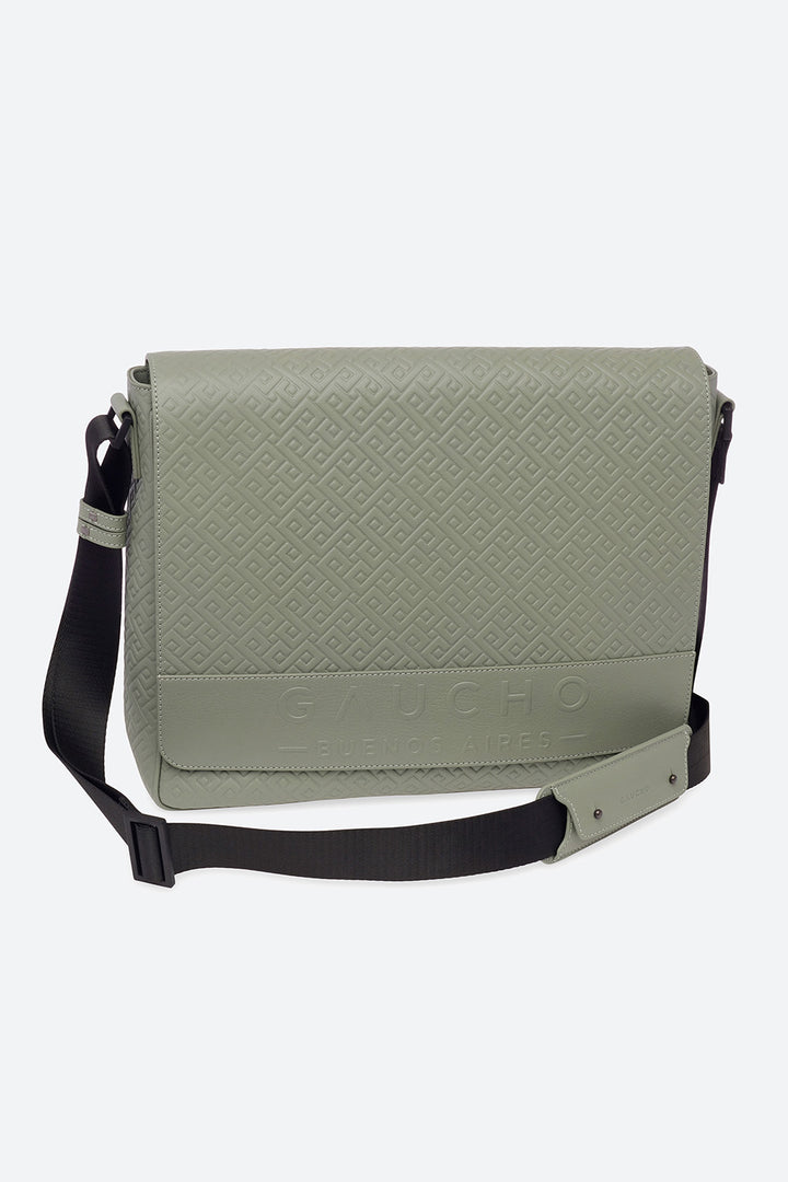 Messenger Bag in Eucalyptus Green