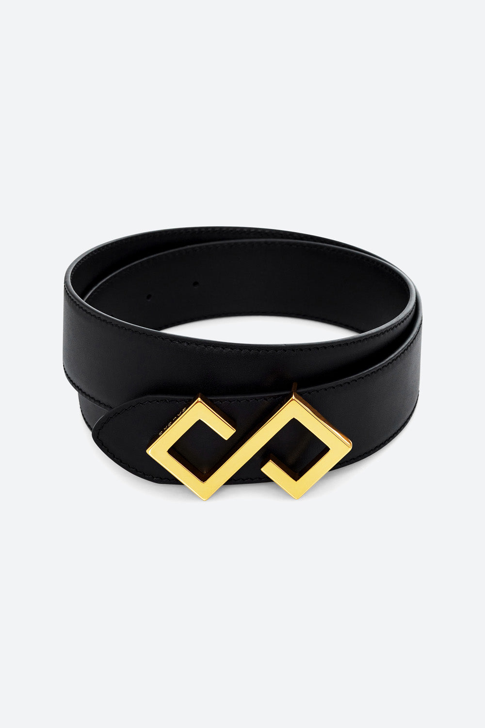 Women's Alvear Belt in Black, Gold-toned Buckle