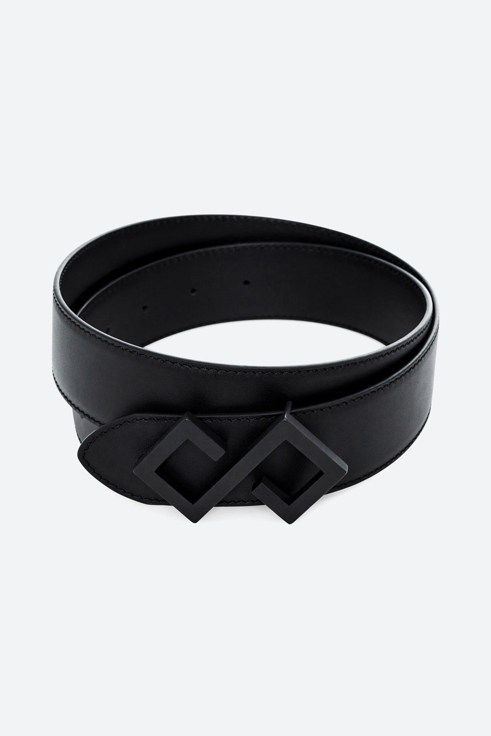 Women's Alvear Belt in Black, Matte Black Buckle