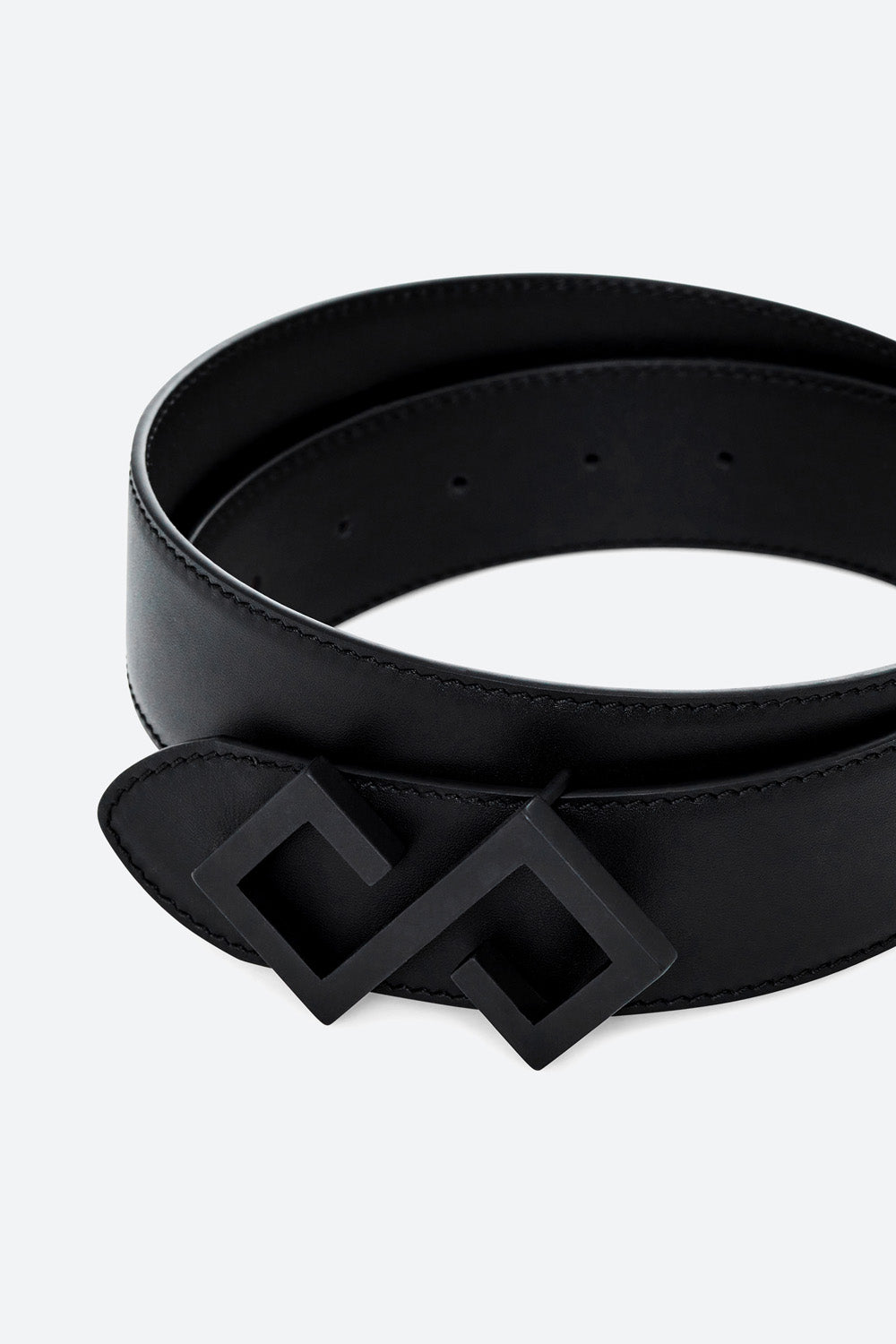 Men's Alvear Belt in Black, Matte Black Buckle Wide 1.5 (3.8 cm) M/L