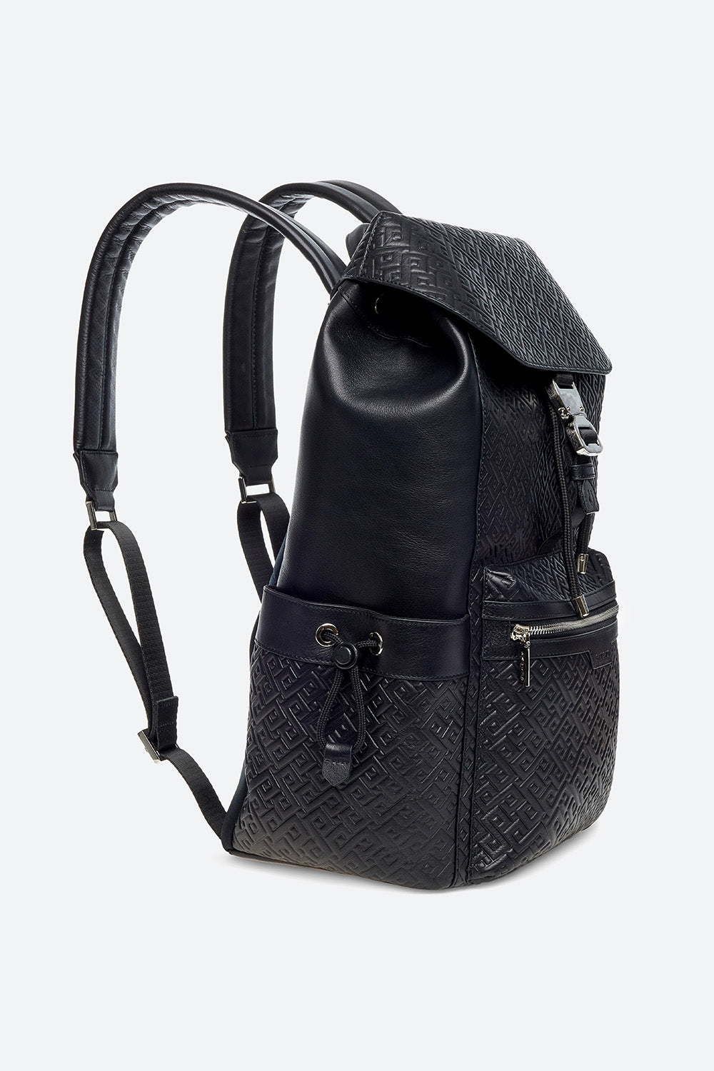 coach black and white leather backpack Backpack in Black