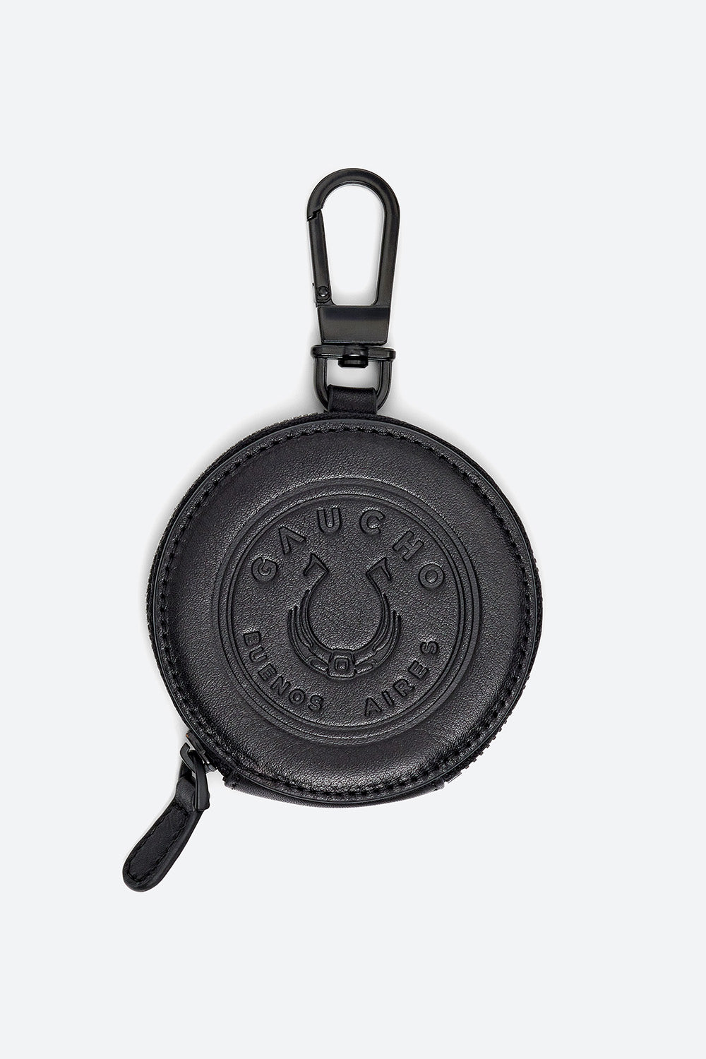 Belt Bag in Black Calfskin Leather, coin purse