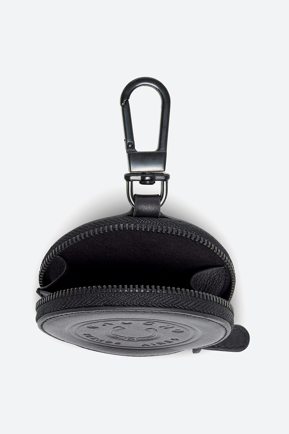 Belt Bag in Black Calfskin Leather, coin purse