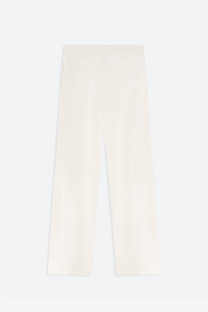 Beige pants on a white background