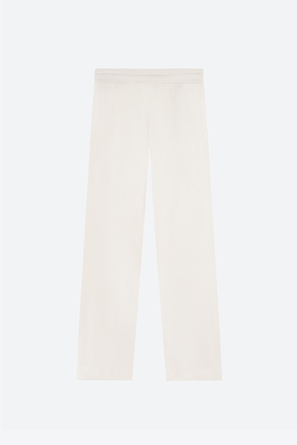 White pants on a white background