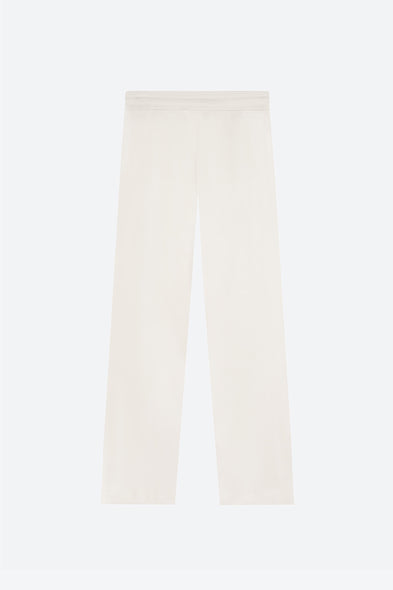 White pants on a white background