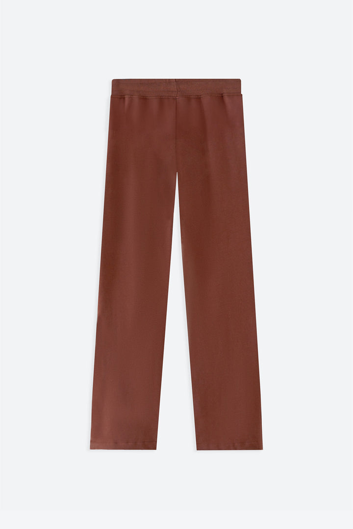Brown pants on a white background