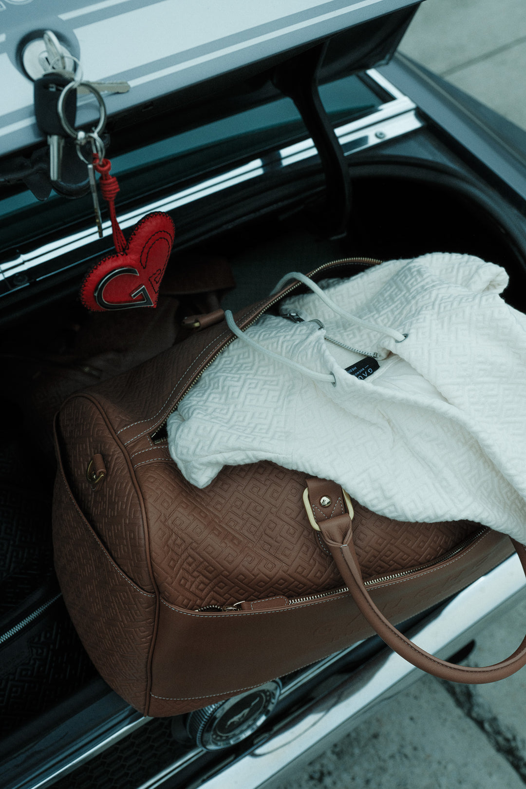 Weekender Bag in Cognac