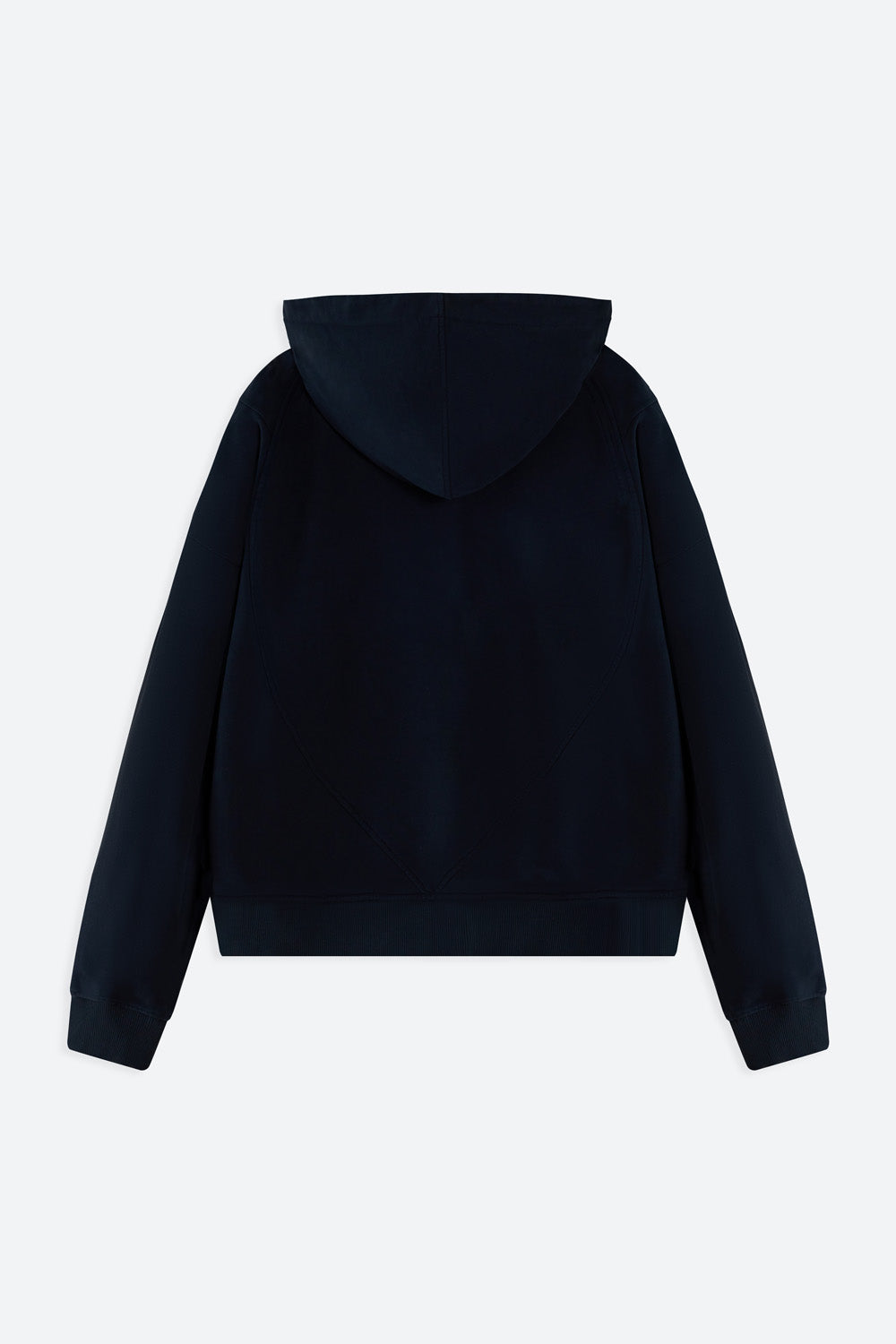 Black hoodie on a white background