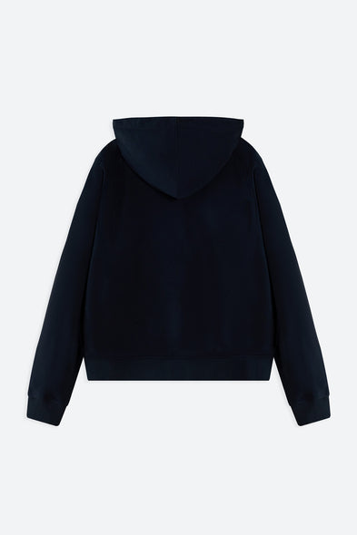 Black hoodie on a white background