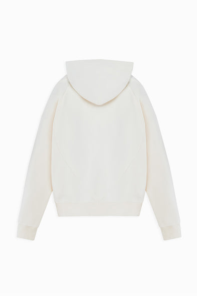 White hoodie on a white background