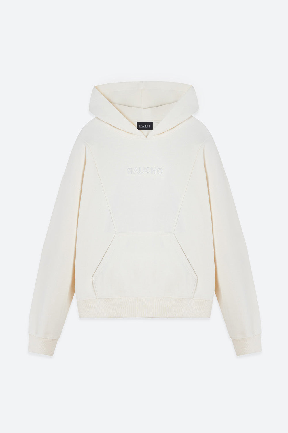 White hoodie on a white background