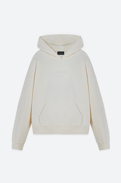 Suave Cotton Hoodie in Off-White