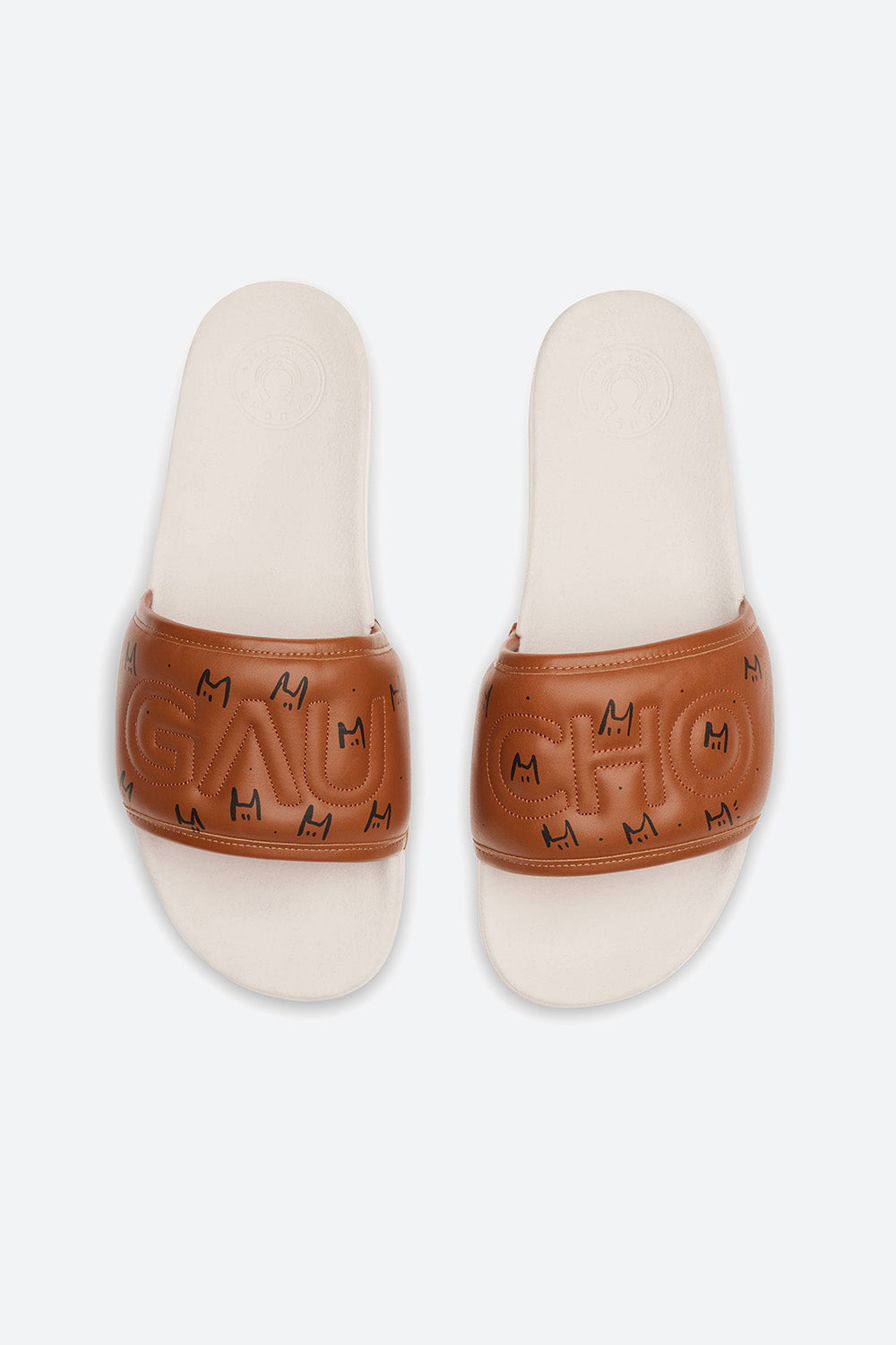 Gaucho Slide Sandal in Toffee Coolman Series