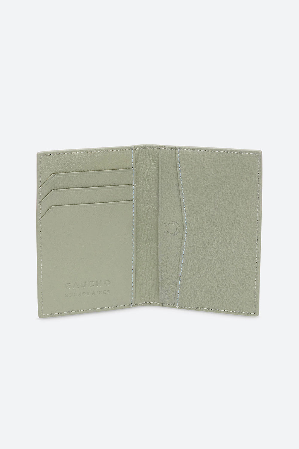 Card Case in Eucalyptus Green