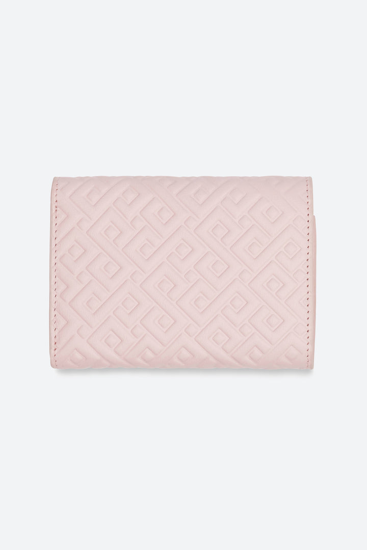 Tigre Tri-Fold Wallet in Peony Pink