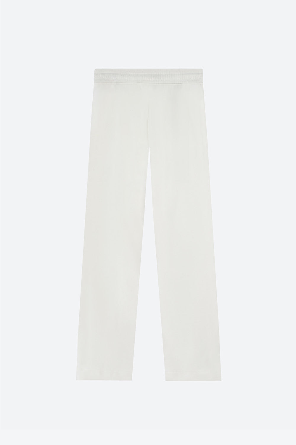 White pants on a white background