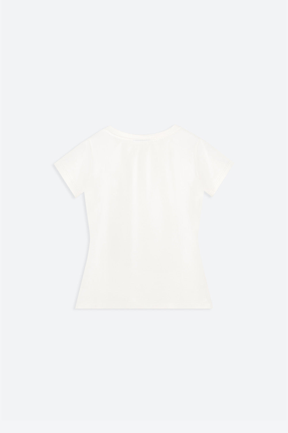 White sleeveless top on a white background