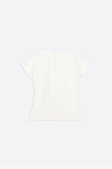 White sleeveless top on a white background