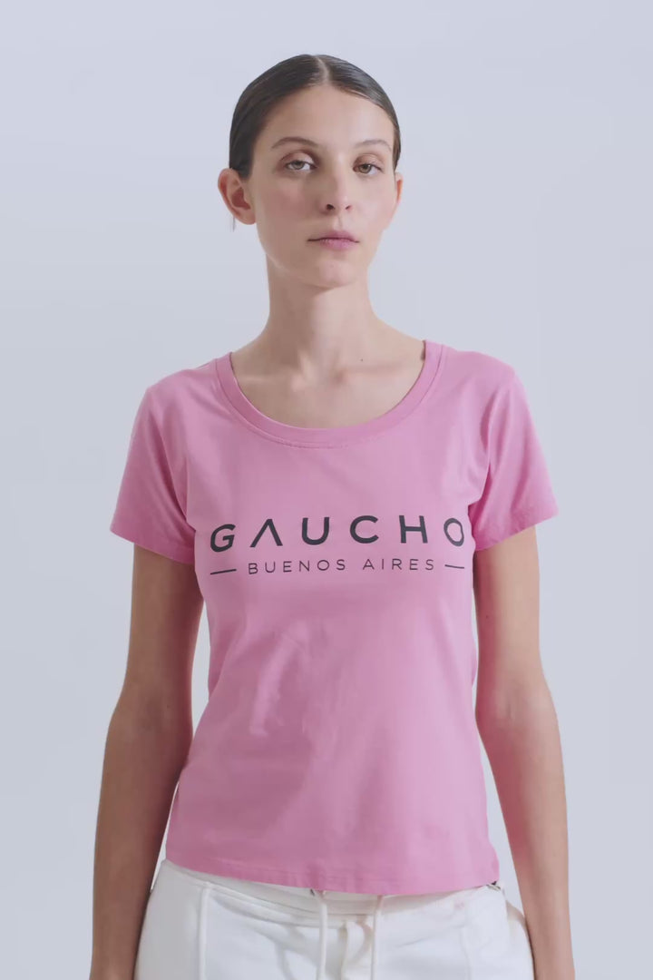 Women's Iconic Pima T-Shirt in Pink