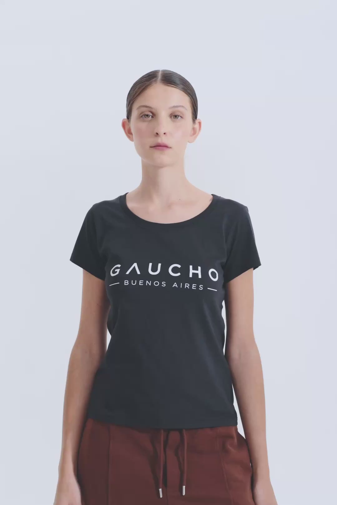 Women's Iconic Pima T-Shirt in Black