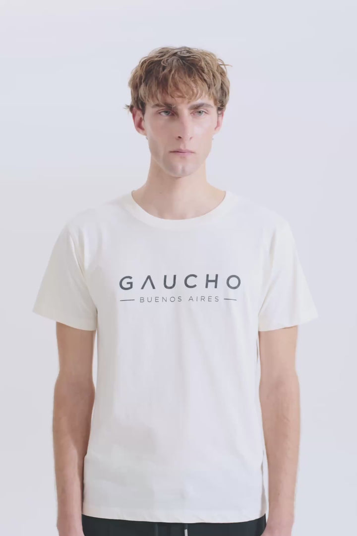 Men's Iconic Pima T-Shirt in Off-White