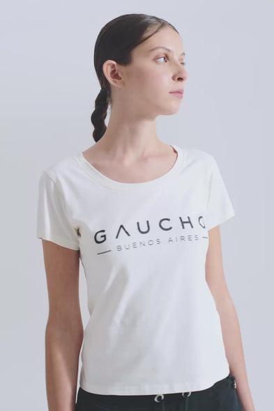 Women's Iconic Pima T-Shirt in Off-White