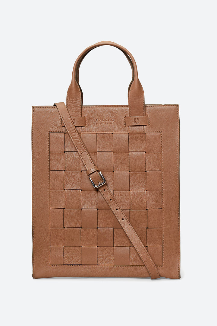 Esquel Hand-Braided Bag in Mushroom