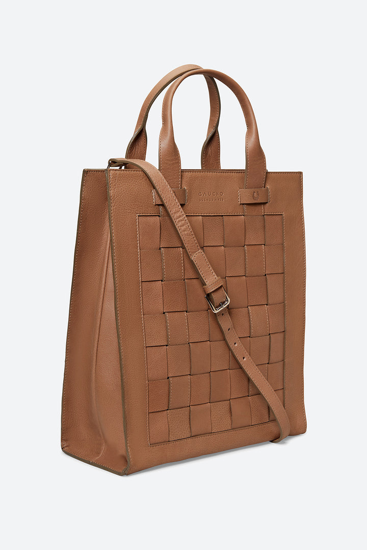 Esquel Hand-Braided Bag in Mushroom
