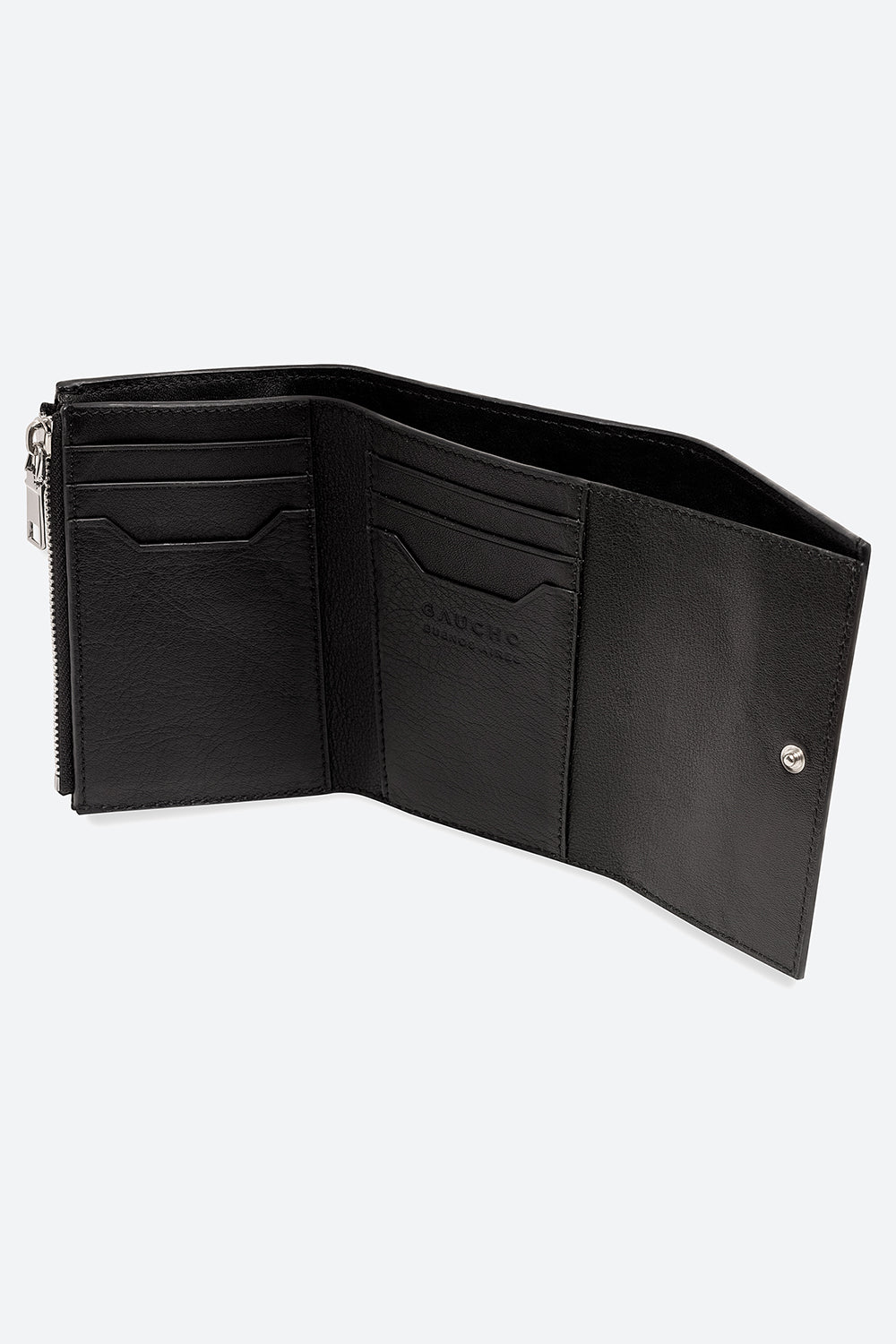 Tigre Tri-Fold Wallet in Black