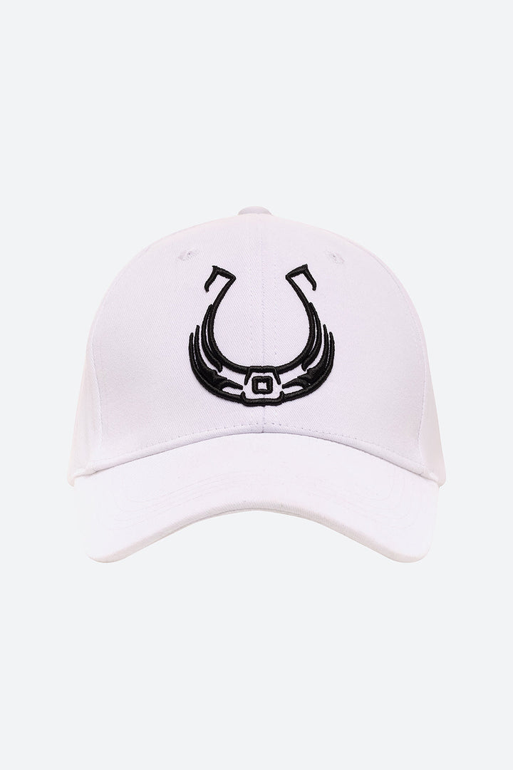 Iconic Horseshoe Cap in White