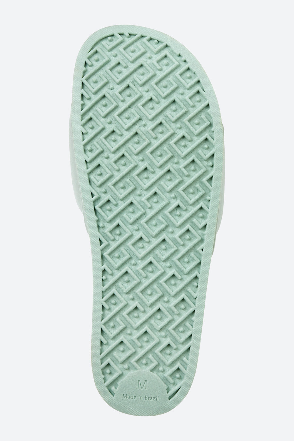 Gaucho Slide Sandal in Jade