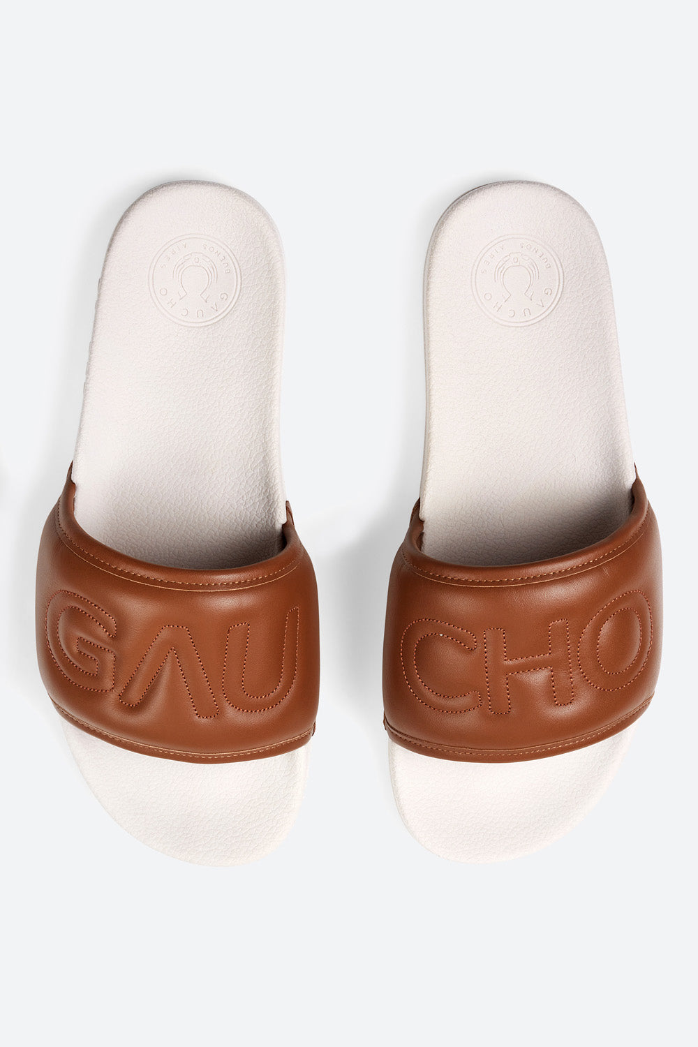 Gaucho Slide Sandal in Toffee