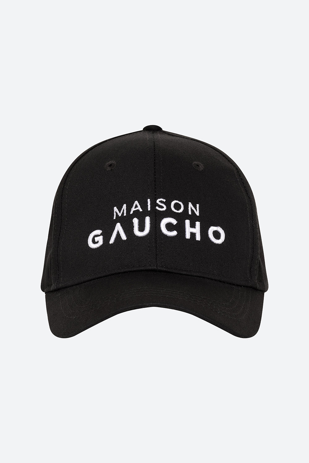 Maison Gaucho Cap in Black White
