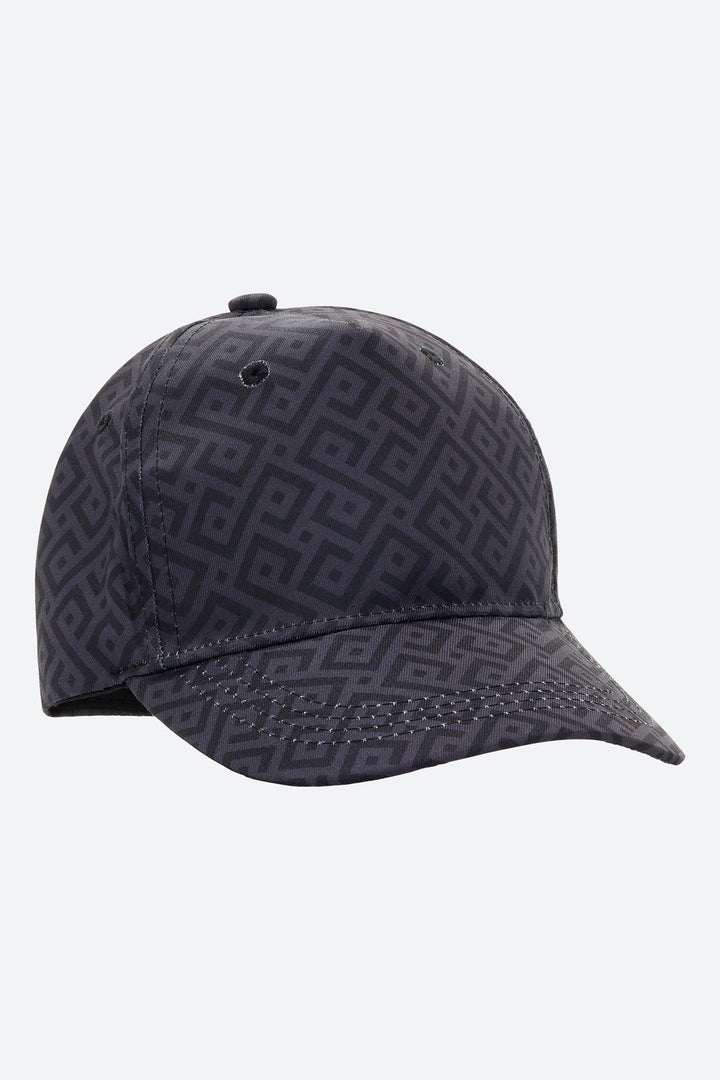 Gaucho Allover Print Cap in Grey and Black